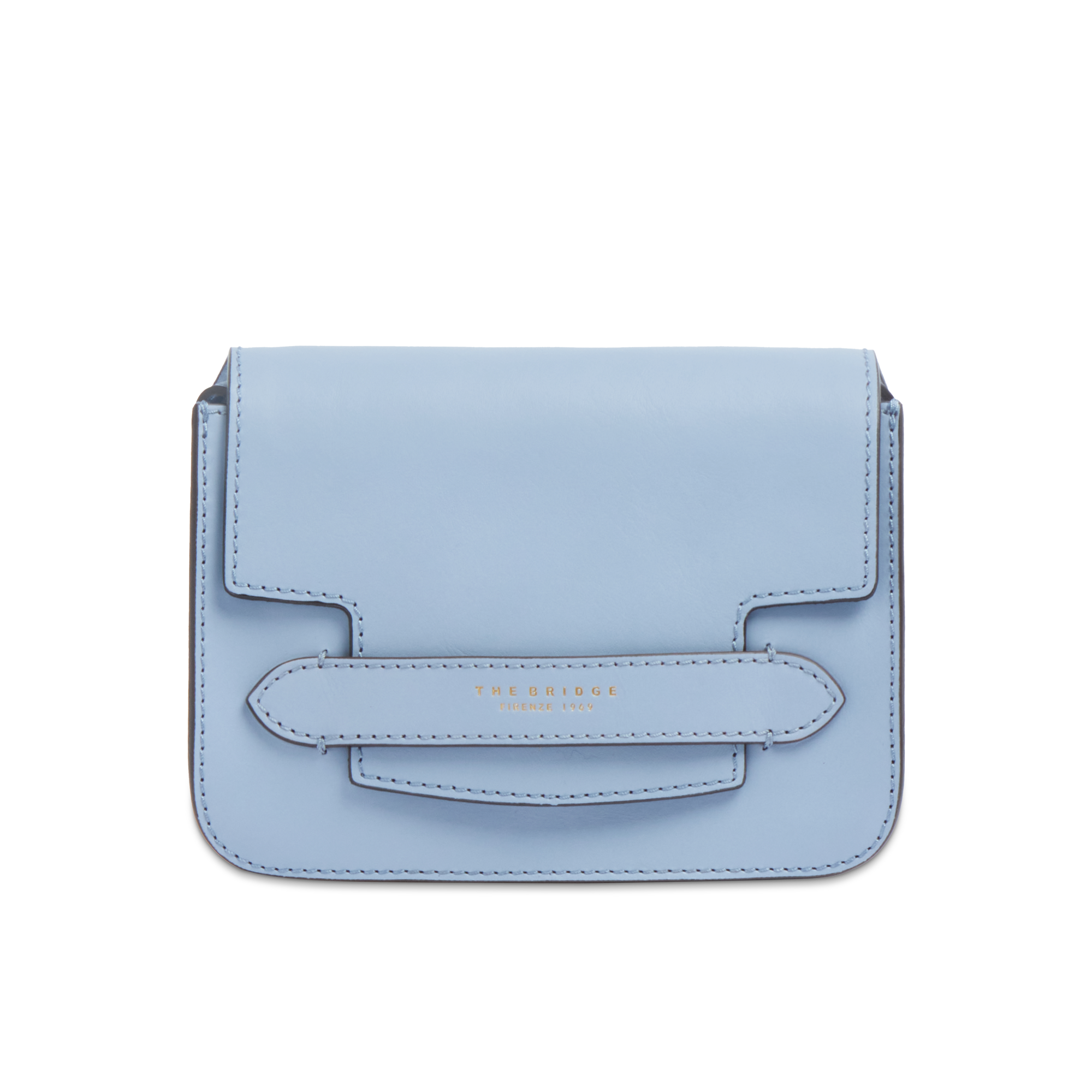 Leather crossbody bag WATER WITH GOLD | The Bridge