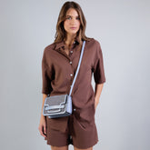 Leather crossbody bag | The Bridge