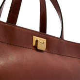 Leather handbag with removable shoulder strap | The Bridge