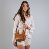 Mini leather hobo bag | The Bridge