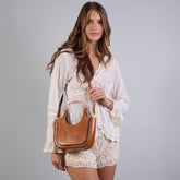 Mini leather hobo bag | The Bridge