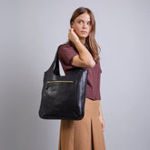 Leather hobo bag | The Bridge