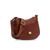 Borsa tracolla pelle chiusa con zip - Borse in pelle personalizzate donna | The Bridge