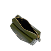 Leather crossbody bag with zip closure | The Bridge