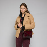 Leather Crossbody Bag with Front Pocket | The Bridge