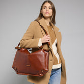 Bolso bandolera piel con cremallera talla L | The Bridge