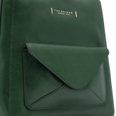 Women's Leather Backpack with Front Pocket | The Bridge