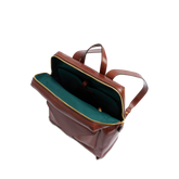 Damen-Lederrucksack mit Fronttasche | The Bridge