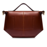 Crossbody leather bag closed with zip size M - Unica Collection | The Bridge