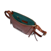 Leather crossbody bag big size | The Bridge