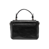 Women's Mini Leather Handbag with Strap Story - Black/gold - Story collection | The Bridge