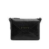 Leather crossbody bag with zip closure | The Bridge