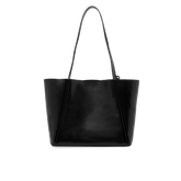 Leather shopper bag with matching pouch | The Bridge
