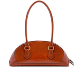 Women's Rounded Leather Shoulder Bag | The Bridge