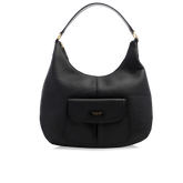 Damen-Hobo-Bag aus Leder mit Fronttasche | The Bridge
