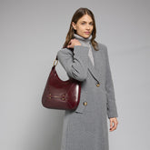 Leather hobo bag | The Bridge