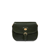 Damen Leder Umhängetasche - GREEN | The Bridge