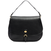 Borsa a spalla in pelle grande con patta frontale - Isadora Collection | The Bridge