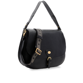 Borsa a spalla in pelle grande con patta frontale - Isadora Collection | The Bridge
