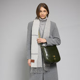 Leather crossbody bag for women with zip closure | The Bridge