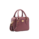 Leather bowling bag with removable shoulder strap - Women's Mini Bags | The Bridge
