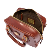 Leather satchel with removable strap | The Bridge