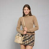 Leather satchel with removable strap | The Bridge