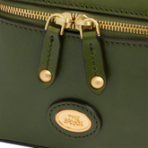 Leather bowling bag with removable shoulder strap | The Bridge