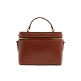 Leather bowling bag with removable shoulder strap - Handbags | The Bridge