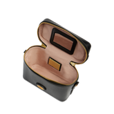 Leather bowling bag with removable shoulder strap | The Bridge
