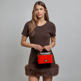 Women's Leather Bowler Bag with Strap | The Bridge