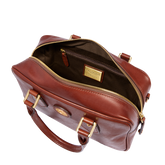 Leather satchel with removable strap | The Bridge