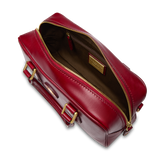 Leather satchel with removable strap | The Bridge