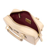 Leather satchel with removable strap | The Bridge