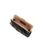Pochette donna in pelle con chiusura a scatto | The Bridge