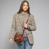 Small leather crossbody with compartments | The Bridge