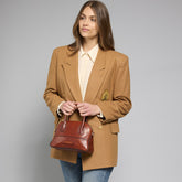 Leather handbag with removable strap | The Bridge