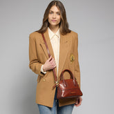 Leather handbag with removable strap | The Bridge