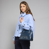 Leather handbag with removable strap | The Bridge