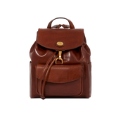 Damen Rucksack Leder mit Fronttasche - all | The Bridge