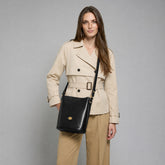 Bolso bombonera de piel | The Bridge