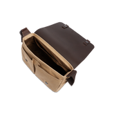 Leather and fabric briefcase | The Bridge