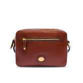 Men's leather crossbody with front zip - Men's bags | The Bridge