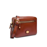 Men's leather crossbody with front zip - Men's bags | The Bridge
