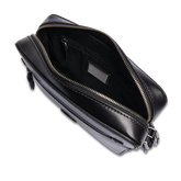 Sac bandoulière homme en cuir avec zip frontal | The Bridge