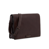 Men’s leather briefcase with shoulder strap - Men's new arrivals | The Bridge