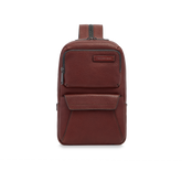 Zaino monospalla in pelle uomo - Zaini da viaggio | The Bridge