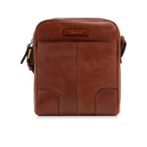 Men's leather crossbody pouch one zip - Vespucci Collection | The Bridge
