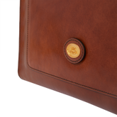 Leather document holder - Brown | The Bridge