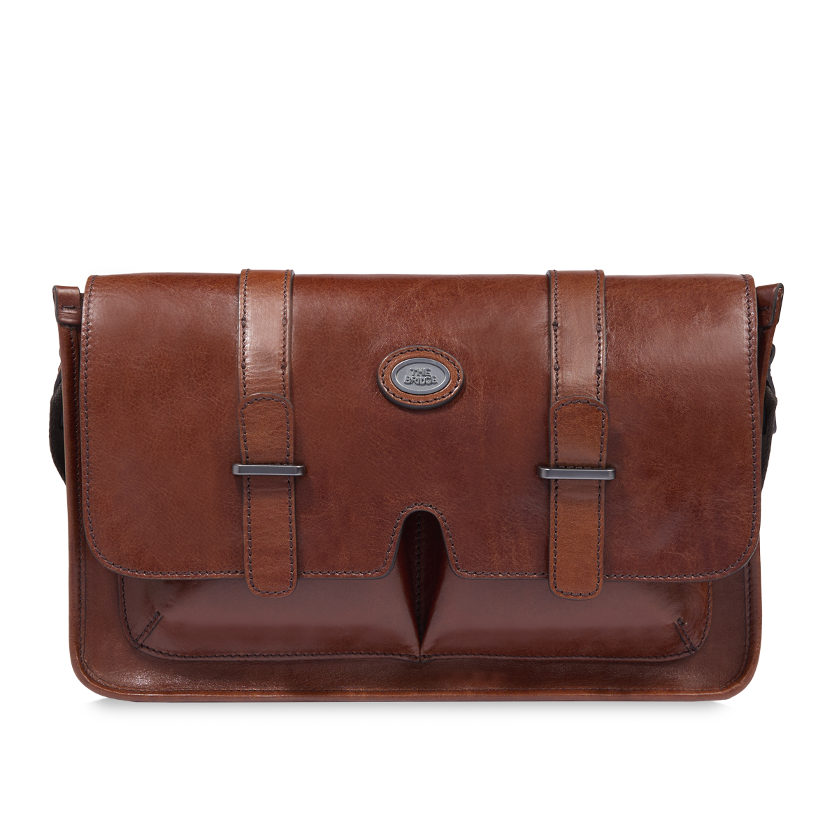 Men's leather messenger bags The Bridge - Main Image